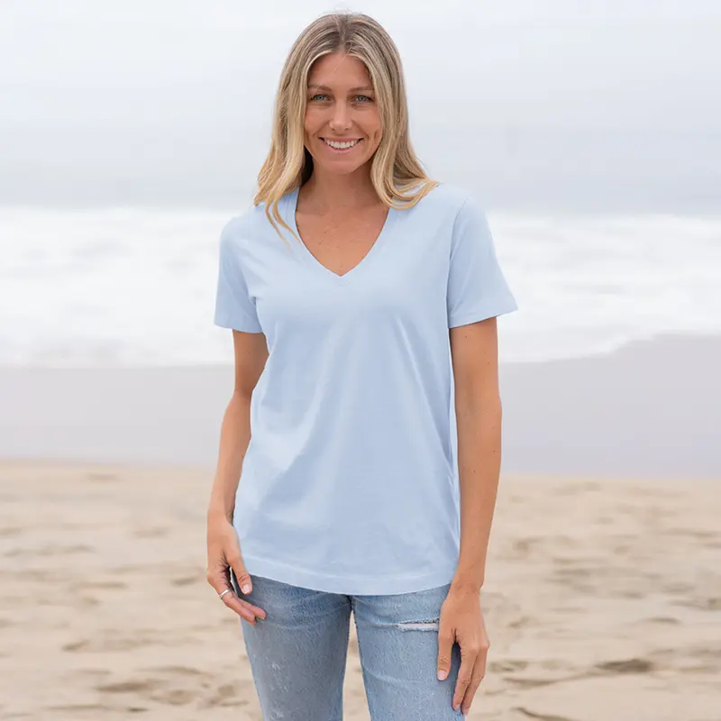 Women's Plus Size Short/Long Sleeve T-Shirts - ‌Lightweight Casual V-Neck Tops