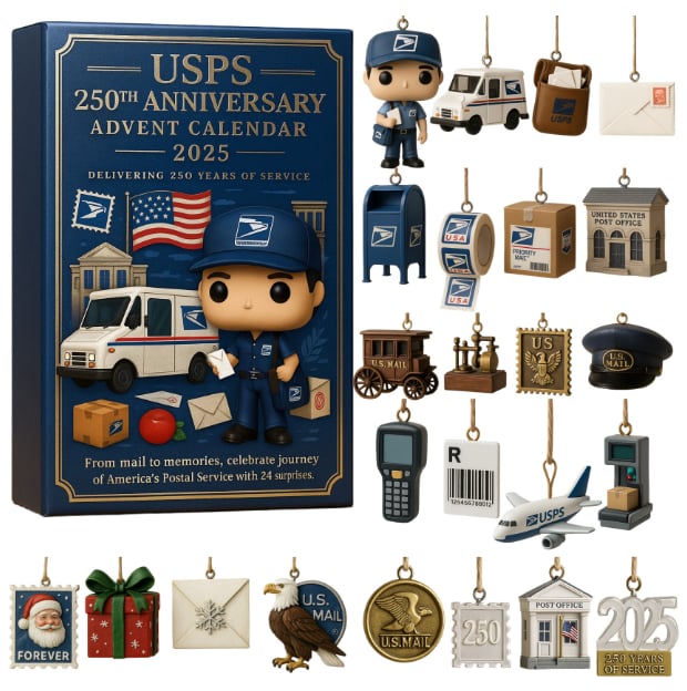 USPS 250th Anniversary 2025 Advent Calendar