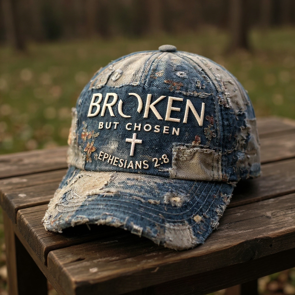 “BROKEN BUT CHOSEN — God doesn’t erase your past, He transforms your destiny.” ✝️