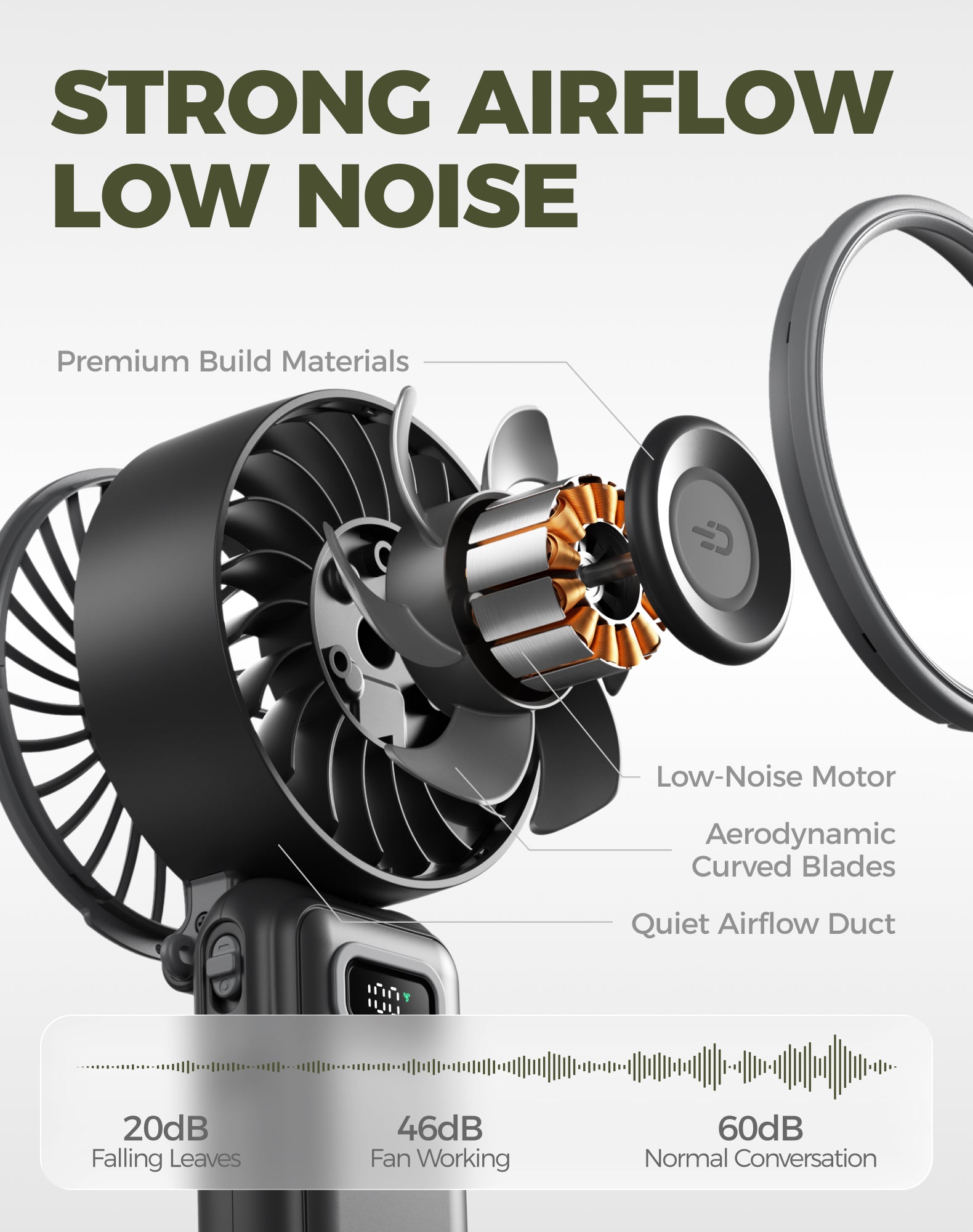 Diveblues 100-Speed Turbo Cooling Fan