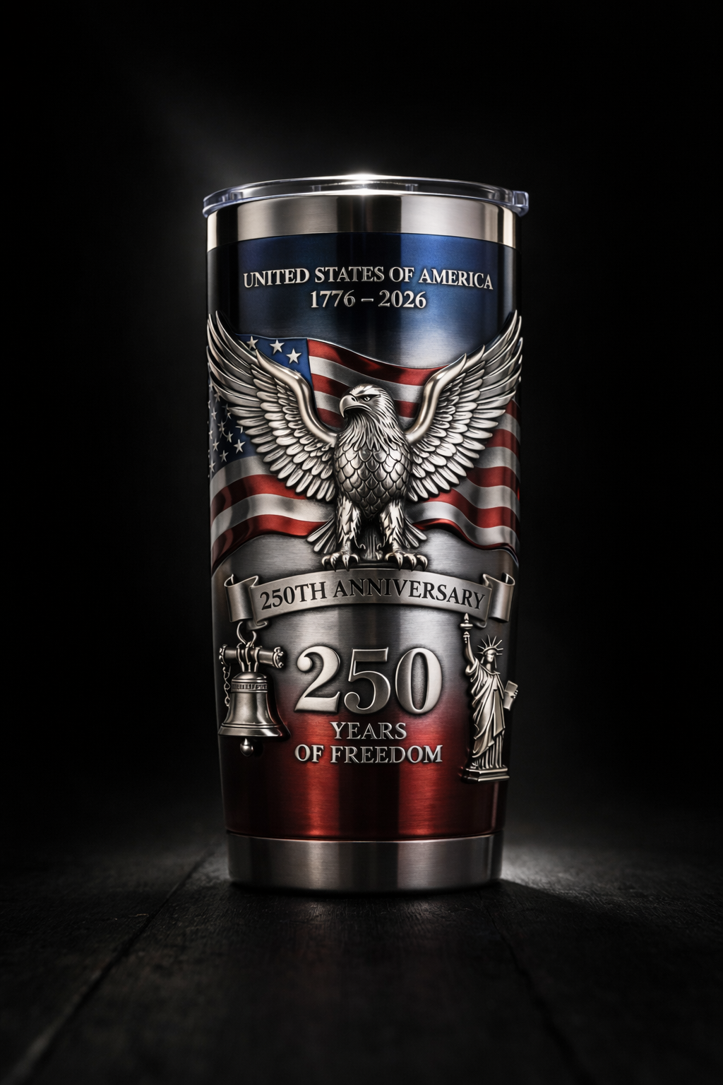 Proud Anniversary Tumbler - Personalized Gift For Patriot