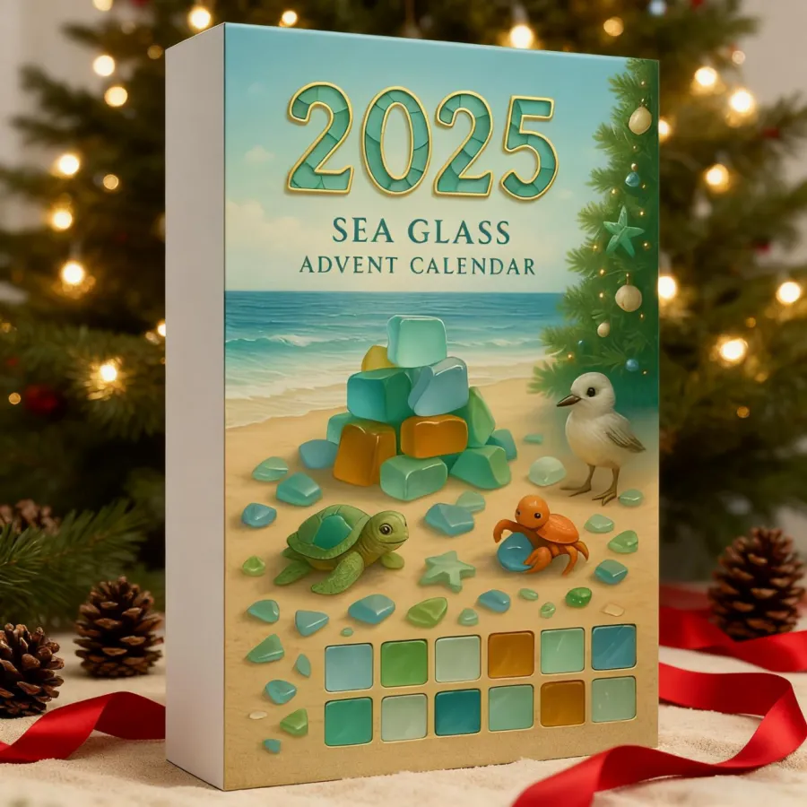 3D Sea Glass Christmas Tree Advent Calendar 2025