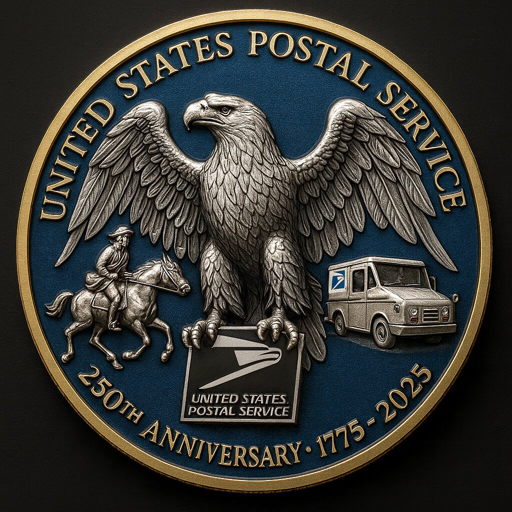 USPS 250th Anniversary Coin