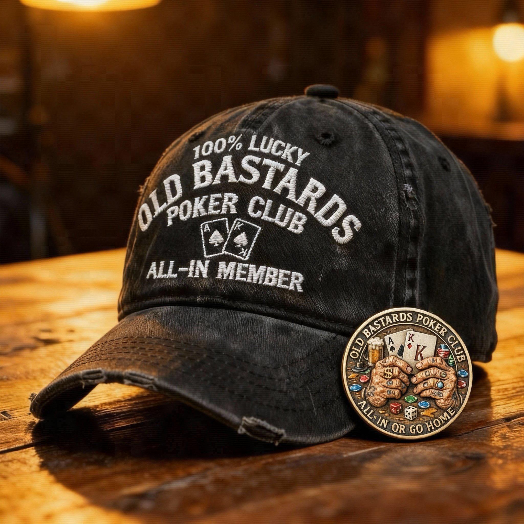 ⚡ Black Friday 24H Flash Sale-OLD BASTARDS POKER CLUB CAP