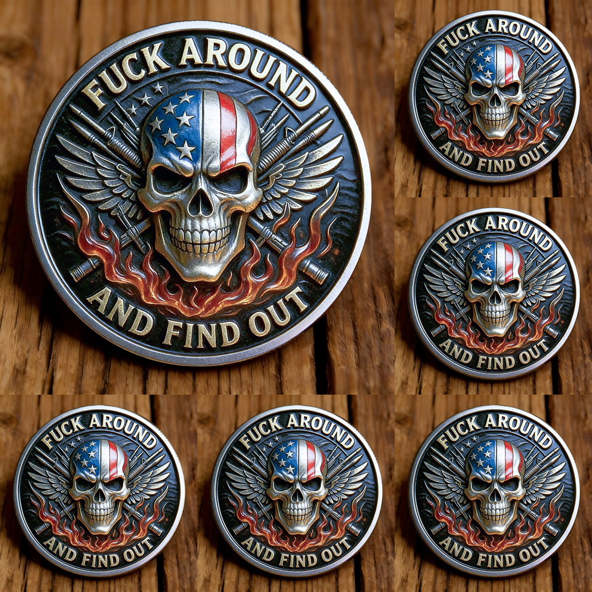 🏆Flash Sale 60% OFF - ✨“F.A.F.O.” Challenge Coin – STAY READY, ALWAYS 🔥