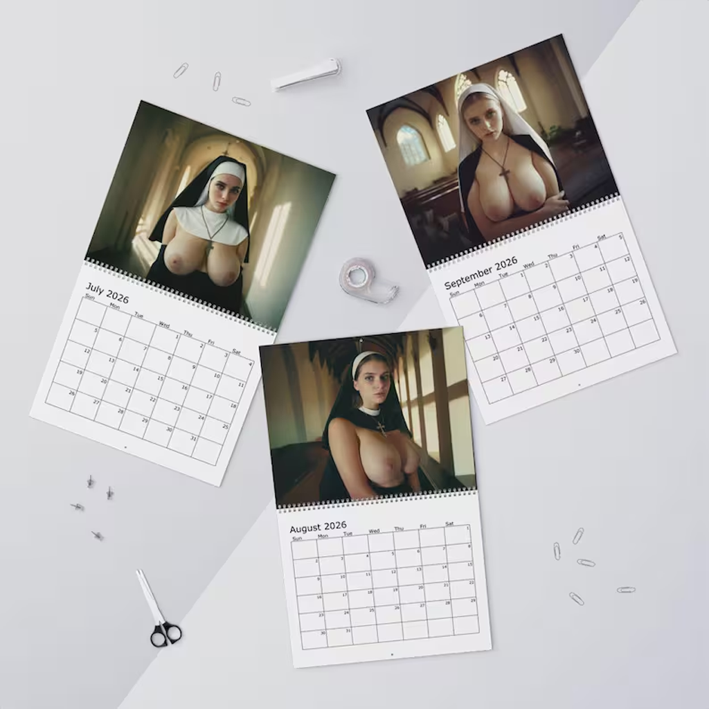 🏆Flash Sale 60% OFF - 🙏NUNS Sexy Calendar 2026