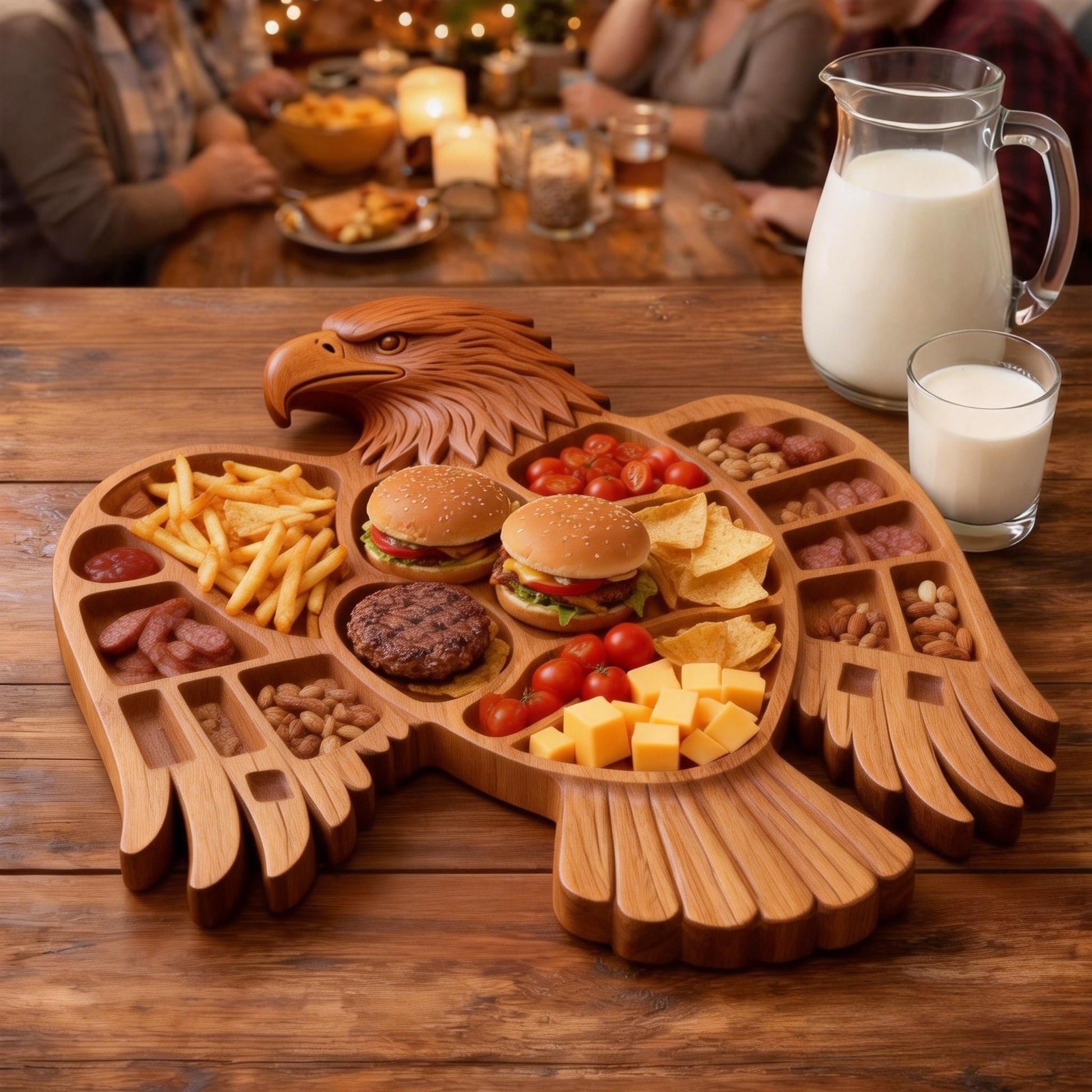 🔥🔥New Year 50% Off--🐮 Highland Cow Wooden Charcuterie Board