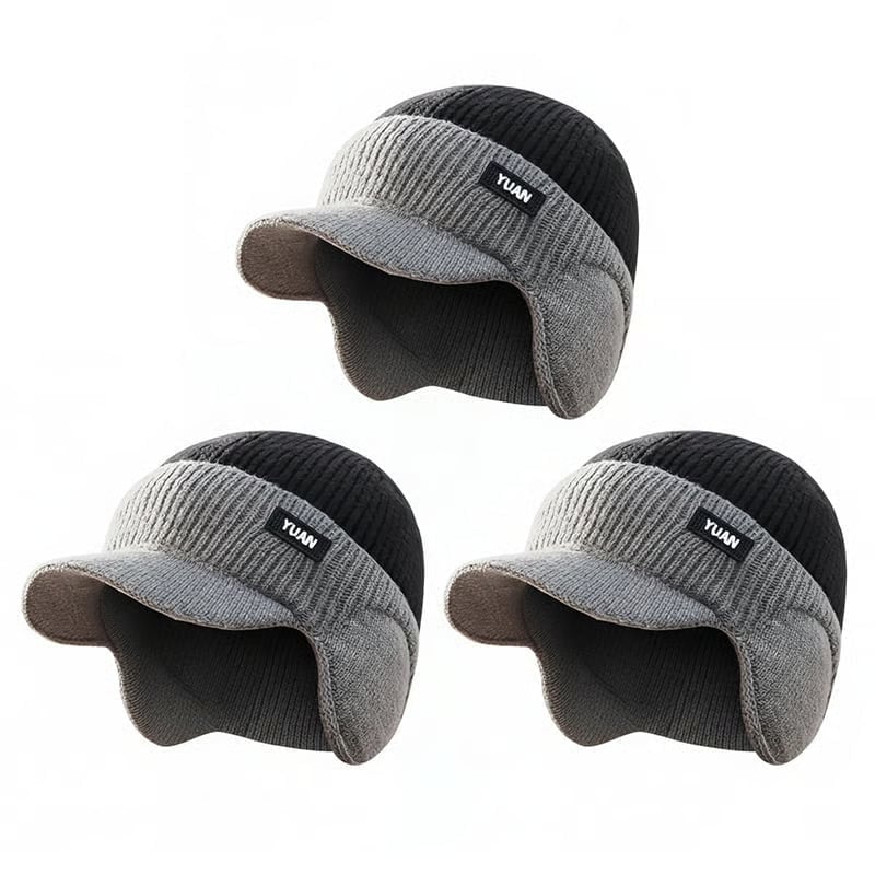 Windproof Thermal Cap with Visor
