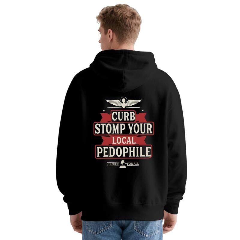 CURB STOMP P3do Printed Men's T-shirt Graphic Sweatshirt/Hoodie , Gift For Him