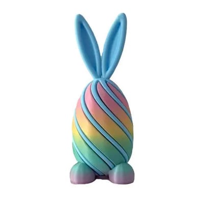 3D Easter Bunny Fidget Egg