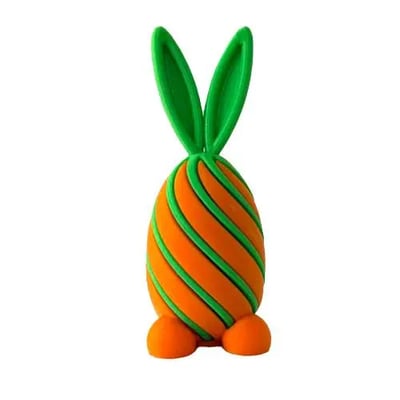 3D Easter Bunny Fidget Egg
