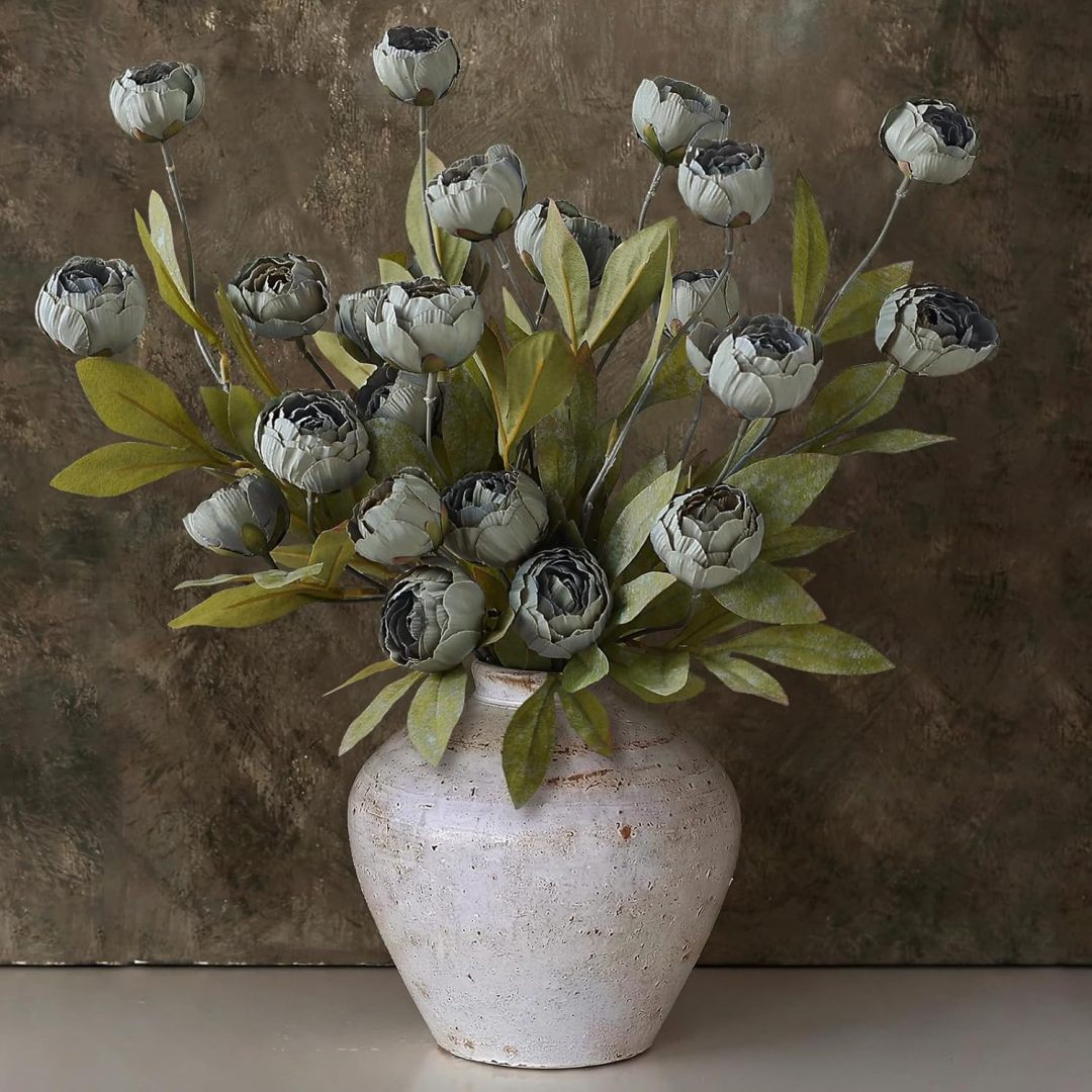 Faux Silk Peony Artificial Flowers