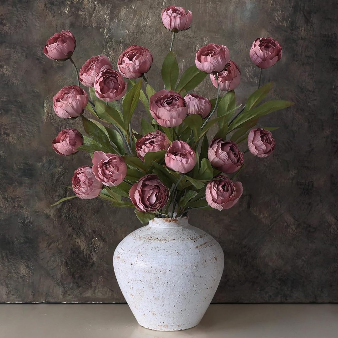 Faux Silk Peony Artificial Flowers