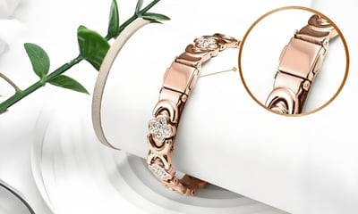 Flower Copper Bracelet - Embrace Timeless Beauty and Natural Wellness in One Elegant Accessory!