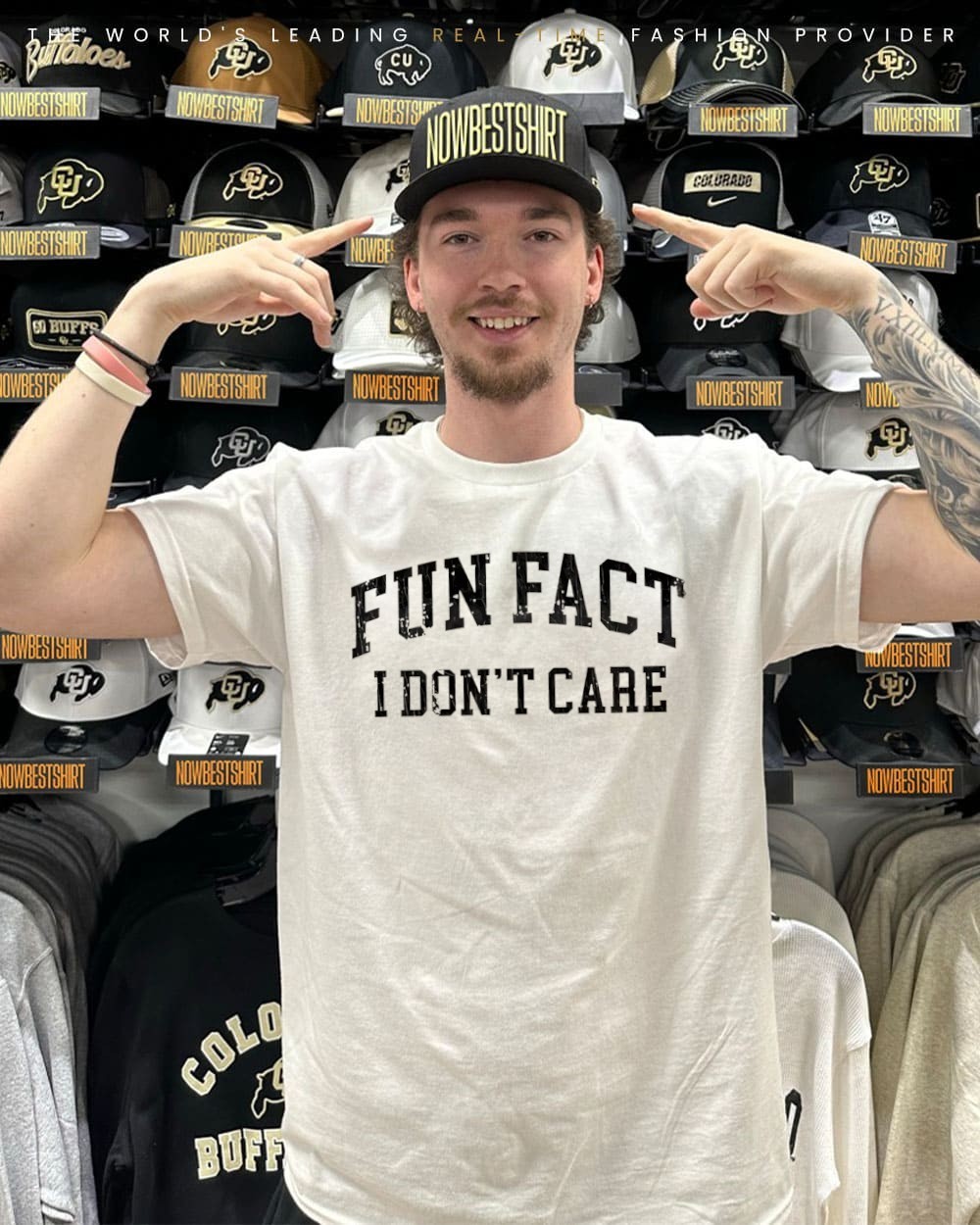 "Fun Fact I Don't Care" T-shirt Graphic Sweatshirt/Hoodie