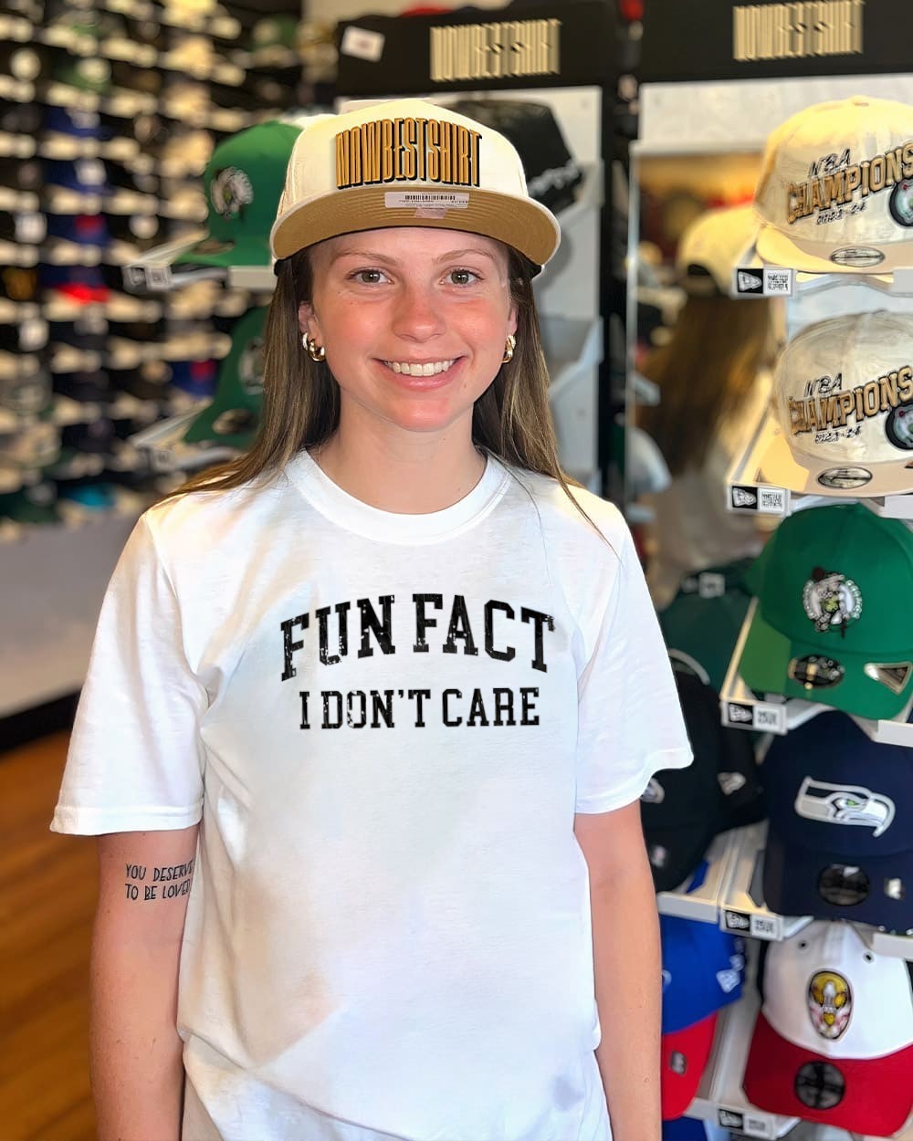 "Fun Fact I Don't Care" T-shirt Graphic Sweatshirt/Hoodie