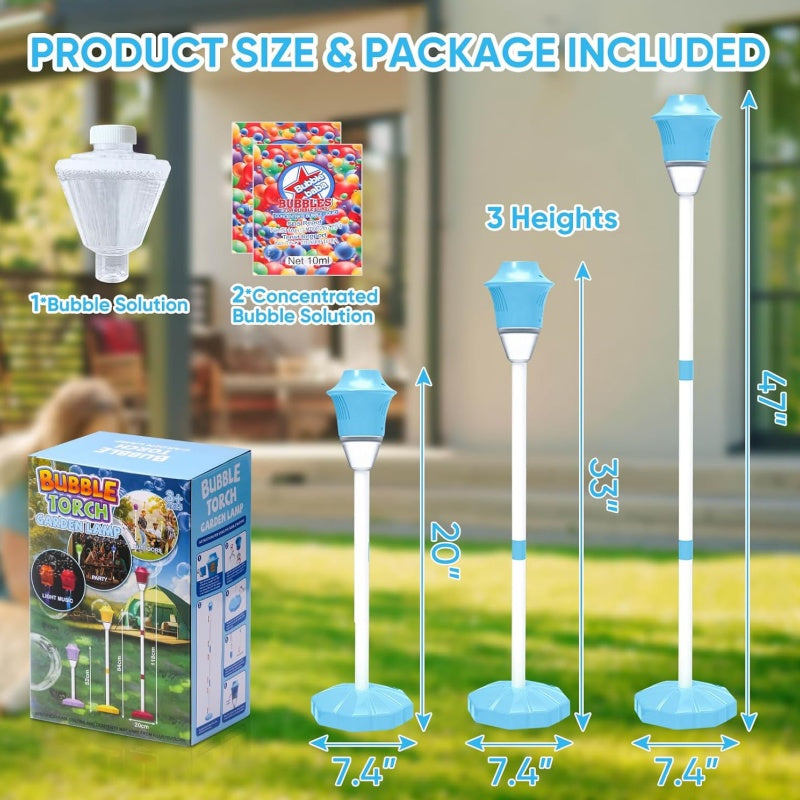🎈48% OFF NOW ! ⚡ Automatic Handheld Bubble Machine for Kids – One-Touch Operation, Rich Bubbles & Portable Design - Blue