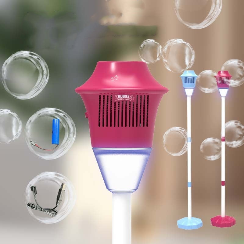 🎈48% OFF NOW ! ⚡ Automatic Handheld Bubble Machine for Kids – One-Touch Operation, Rich Bubbles & Portable Design - Blue