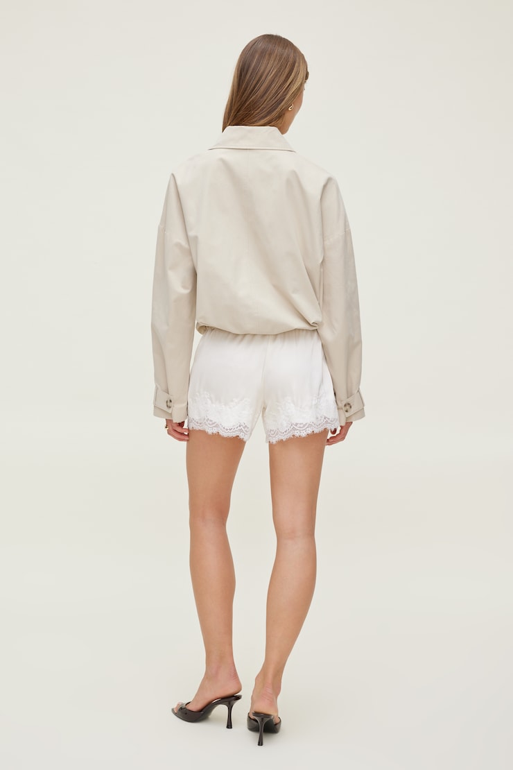 Lace Satin Shorts