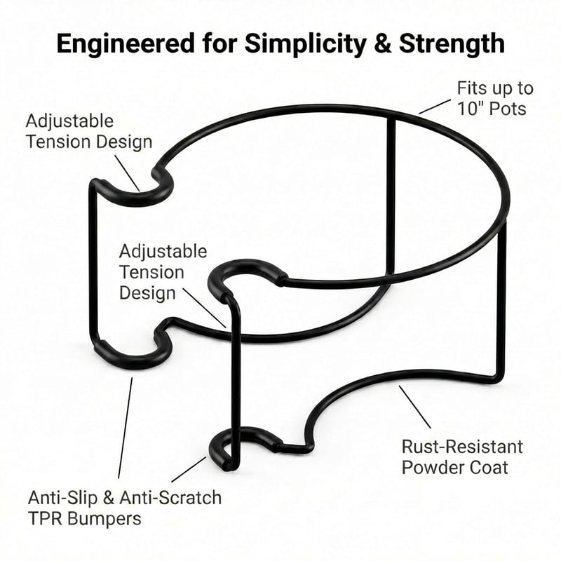 GripVerde™ Railing Plant Hanger