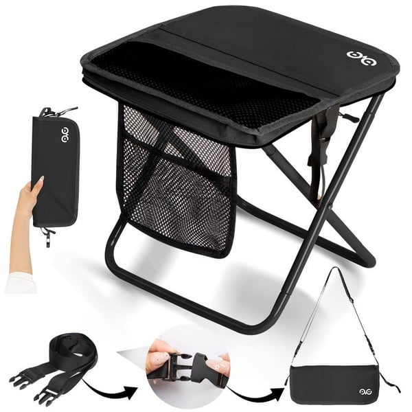 🎁【Mother's Day gift】Sports Folding Chair, Upgraded Shoulder Strap Folding Stool, weighing only 1.5 lbs