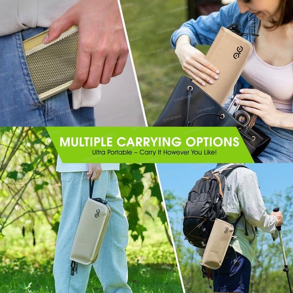 🎁【Mother's Day gift】Sports Folding Chair, Upgraded Shoulder Strap Folding Stool, weighing only 1.5 lbs