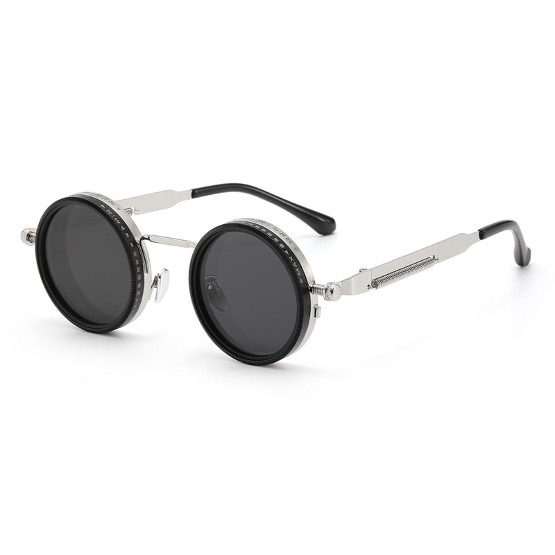Adjustable 1-9 High Quality Sunglasses Fishing Rounded Polarized Glasses