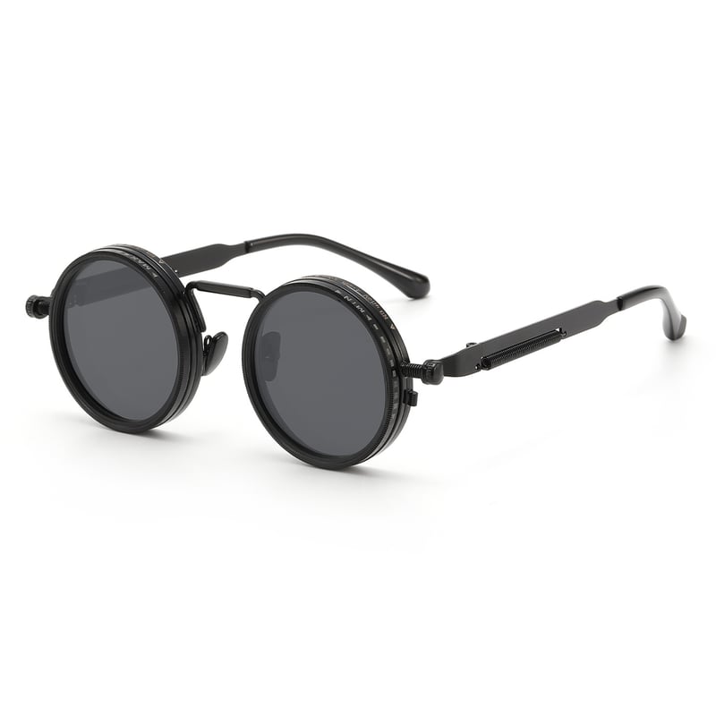 Adjustable 1-9 High Quality Sunglasses Fishing Rounded Polarized Glasses