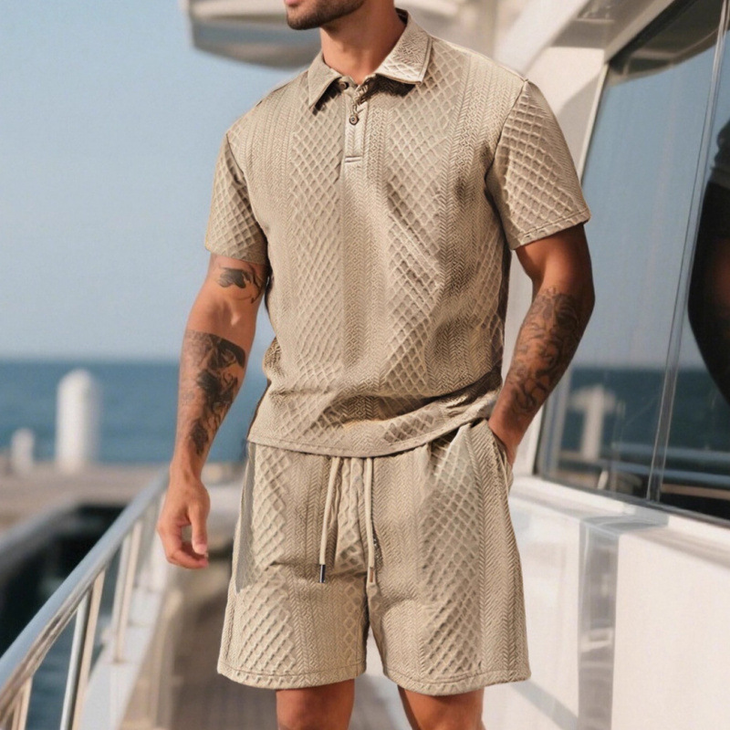 Monaco Ease™ textured Polo Set