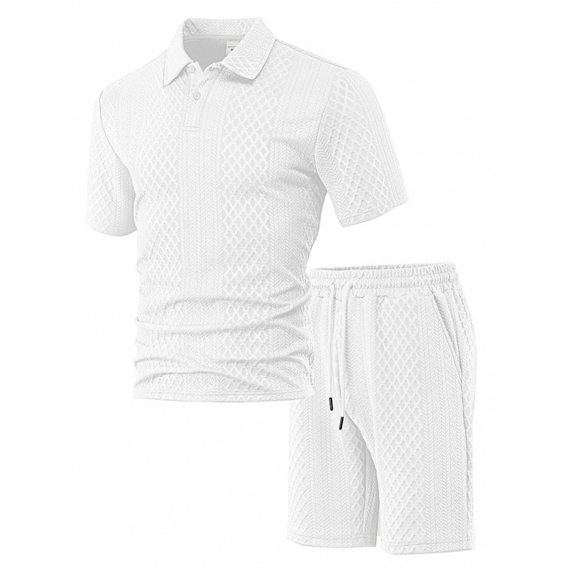 Monaco Ease™ textured Polo Set