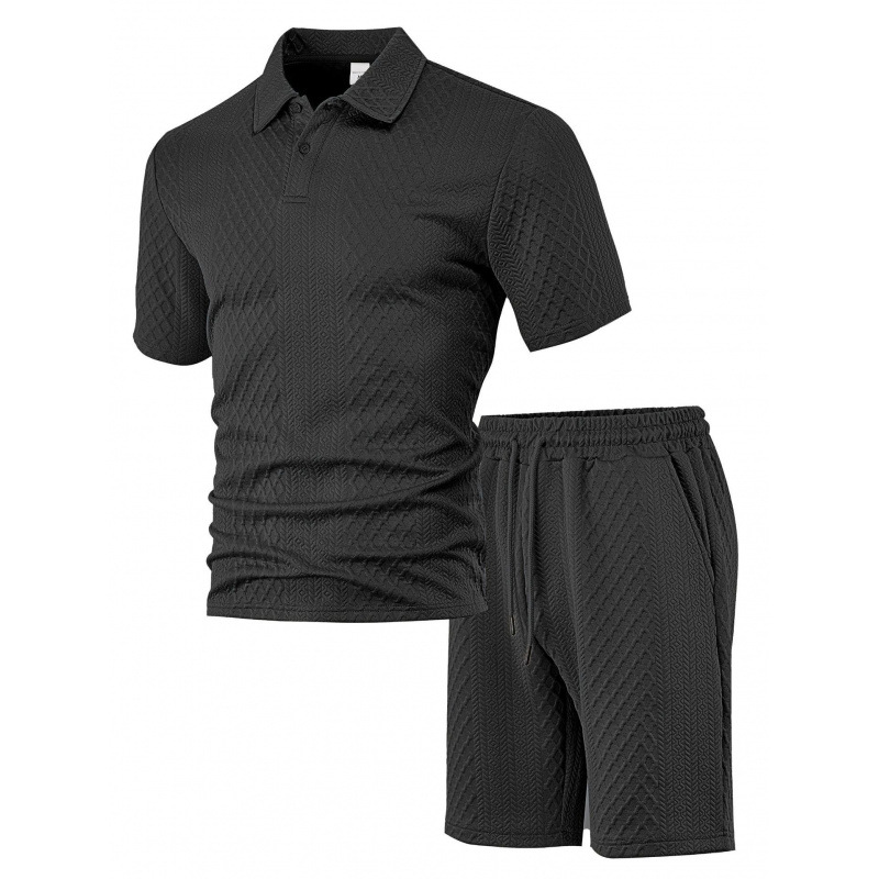Monaco Ease™ textured Polo Set
