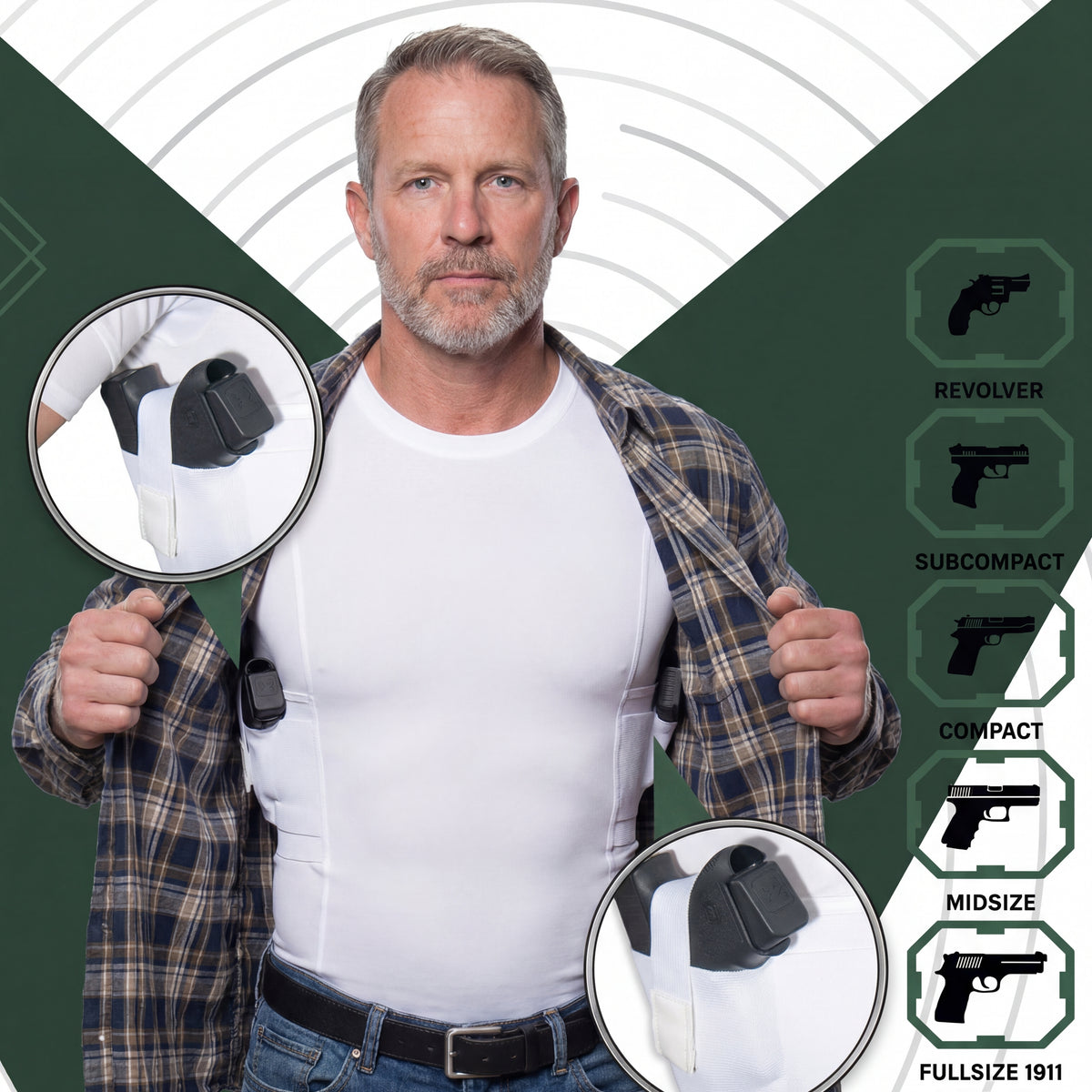 Concealed Carry Compression Shirt – Discreet, Secure & Comfortable All Day