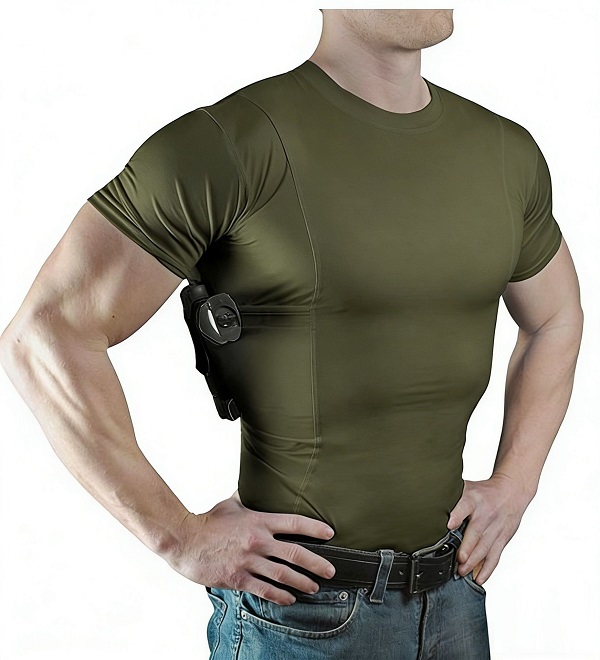 Concealed Carry Compression Shirt – Discreet, Secure & Comfortable All Day