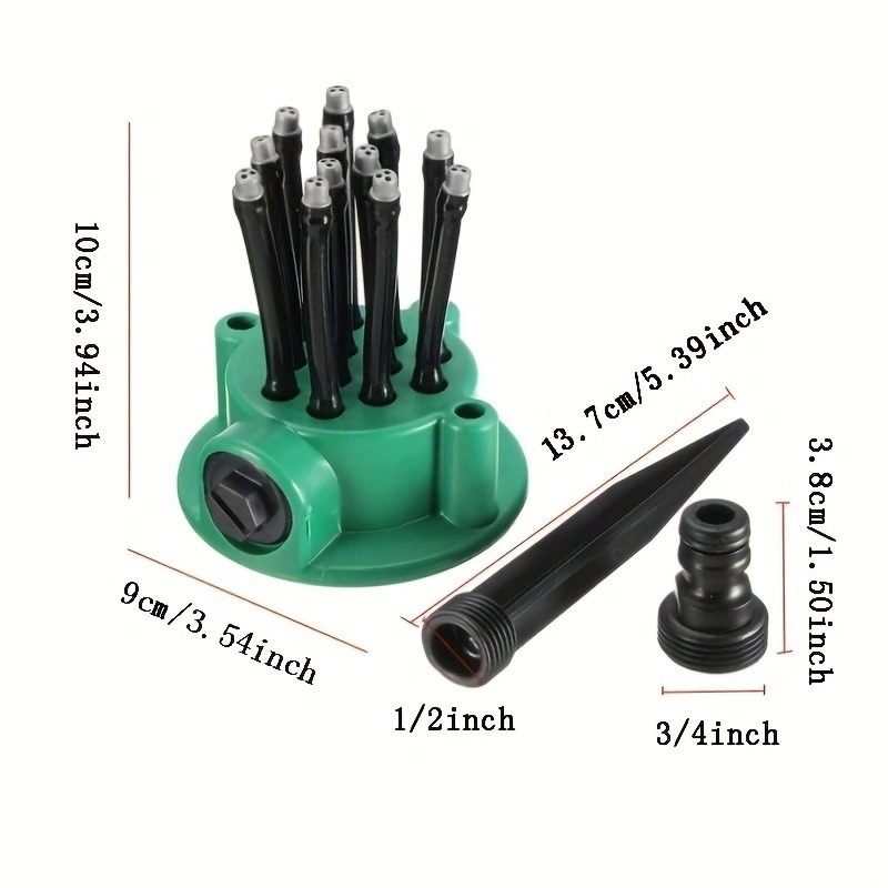 360° Coverage Precision Garden Irrigation Sprinkler