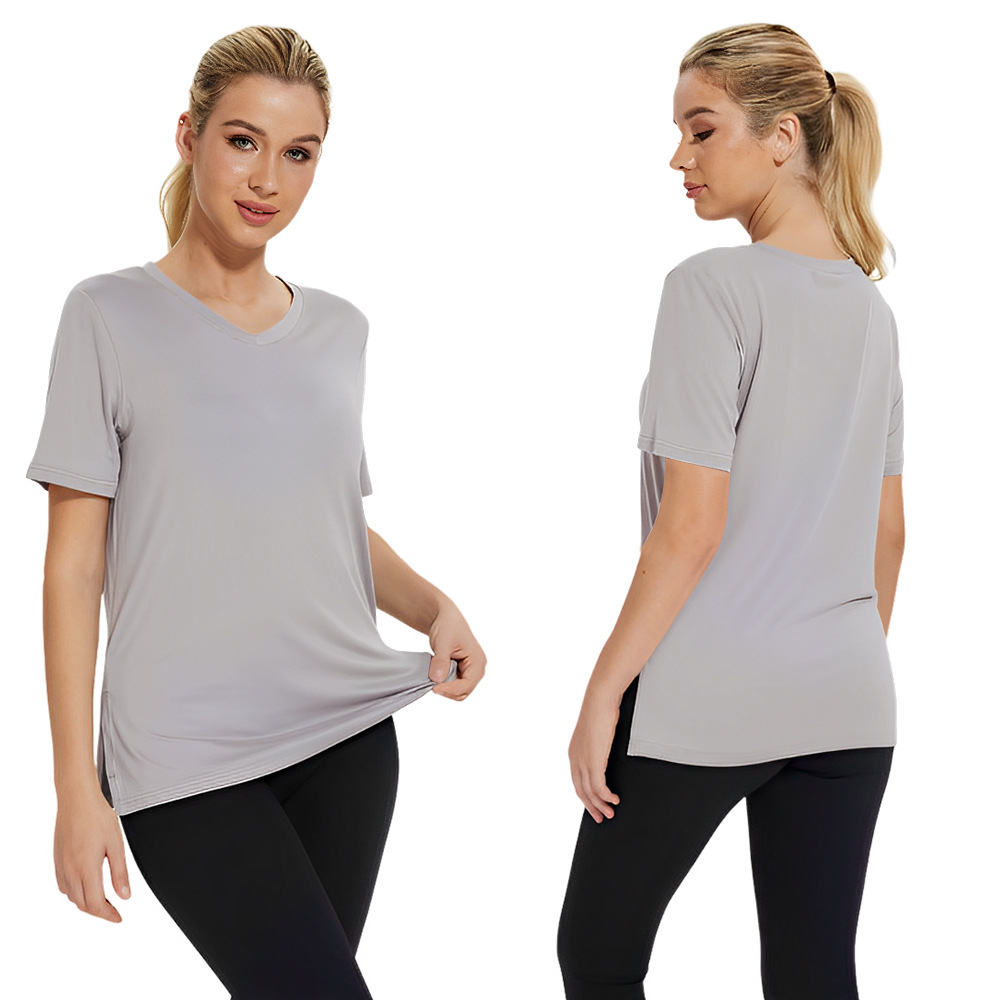 Women's Plus Size Short/Long Sleeve T-Shirts - ‌Lightweight Casual V-Neck Tops