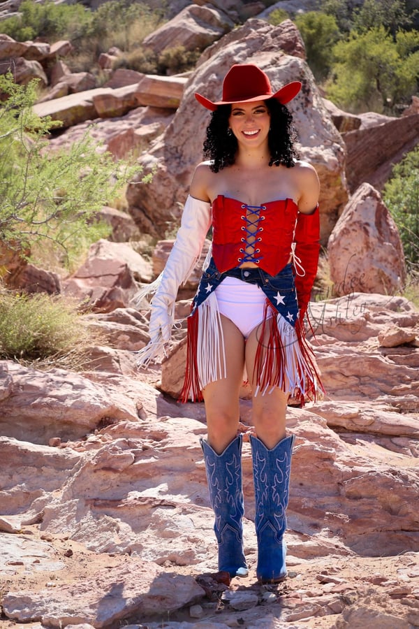 🎉USA 250th Anniversary Patriotic Denim Fringe Belt
