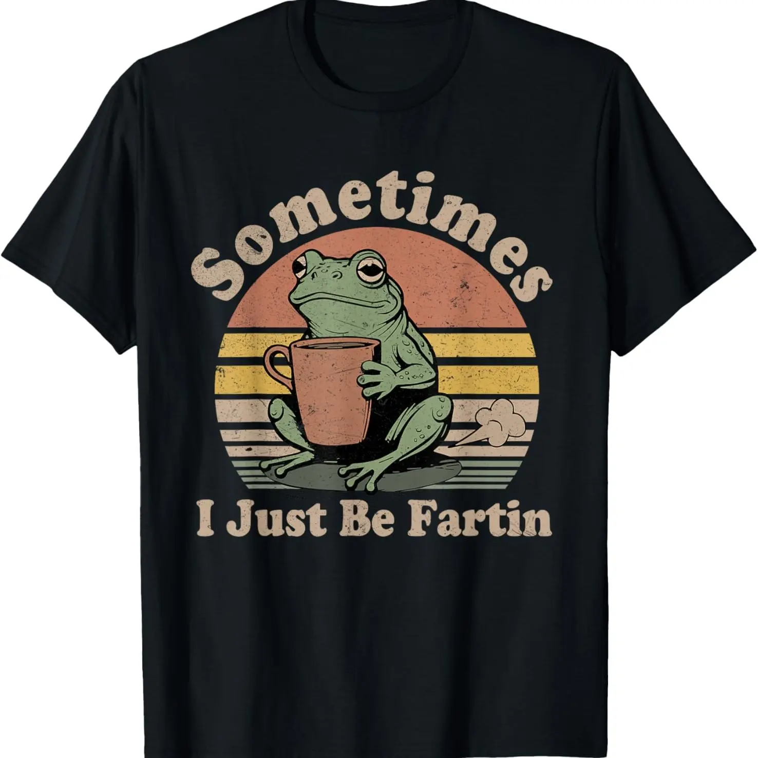 Sometimes I Just Be Fartin' Frog T-Shirt, Funny Gifts, Unisex Casual Top