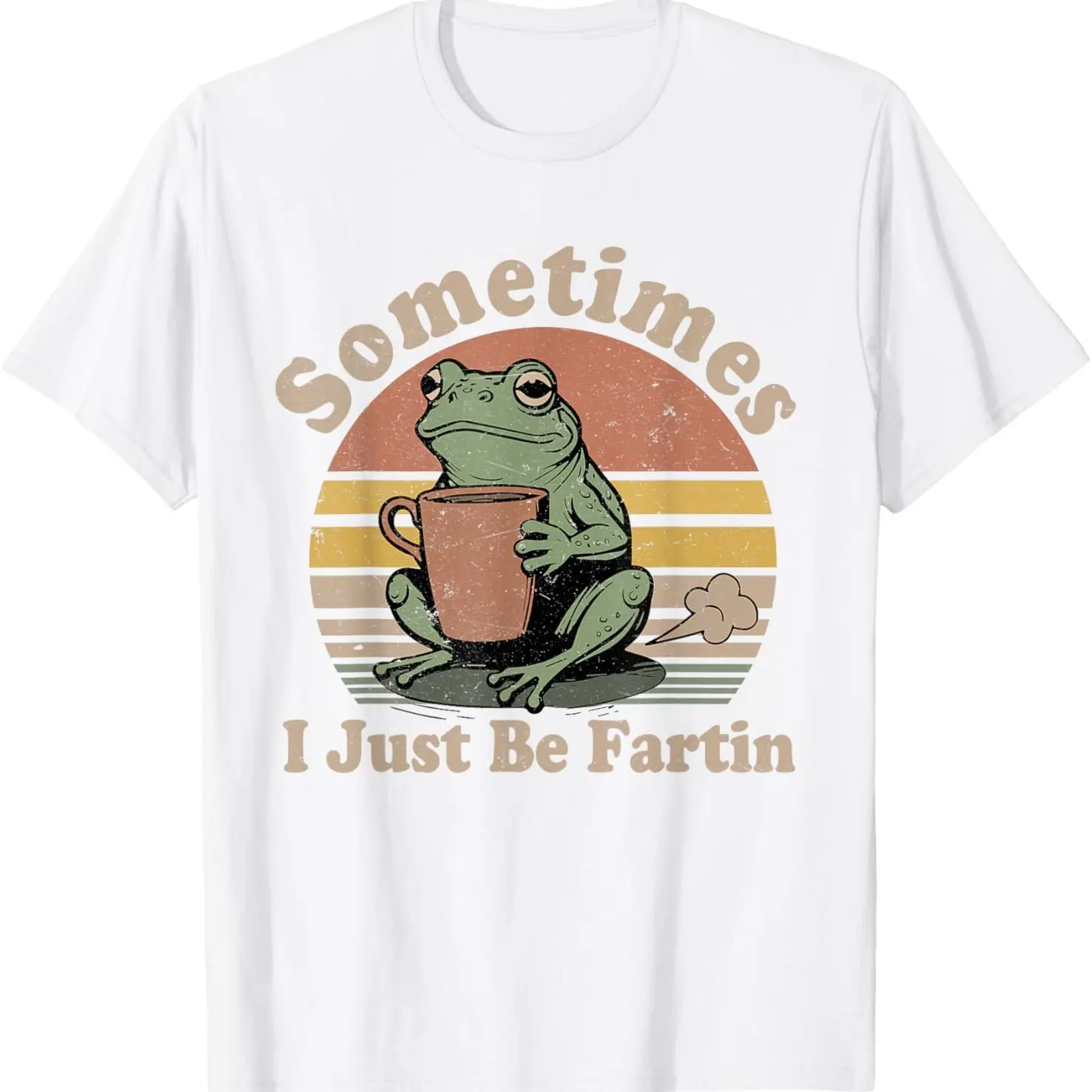 Sometimes I Just Be Fartin' Frog T-Shirt, Funny Gifts, Unisex Casual Top