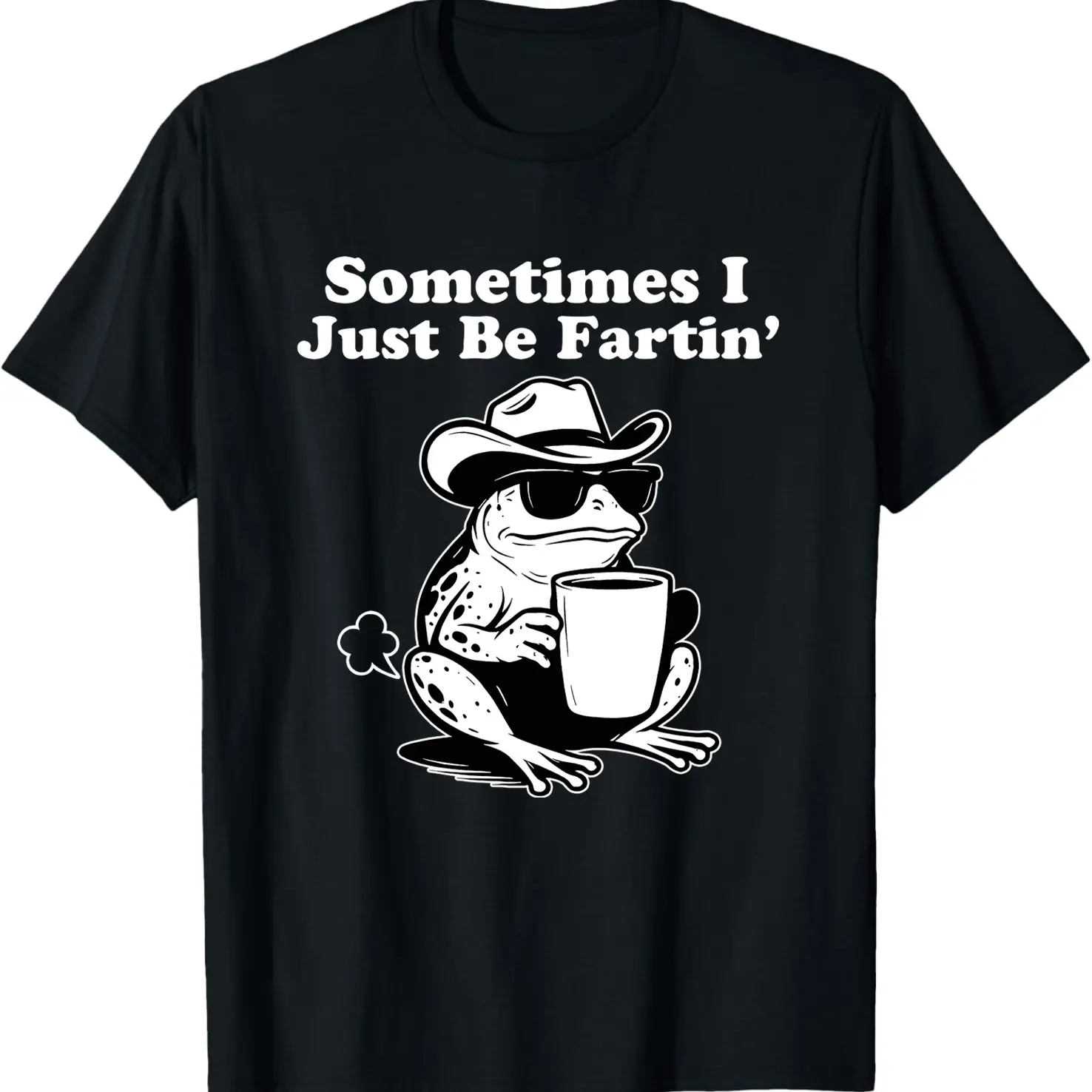 Sometimes I Just Be Fartin' Frog T-Shirt, Funny Gifts, Unisex Casual Top