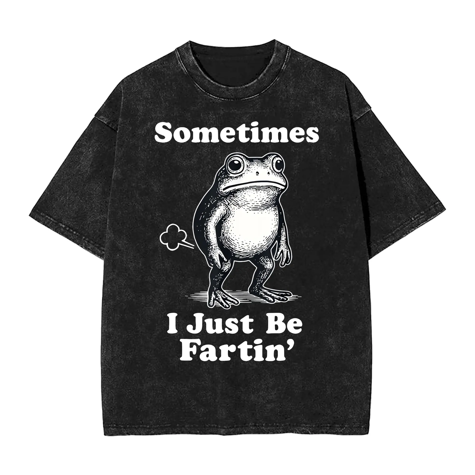 Sometimes I Just Be Fartin' Frog T-Shirt, Funny Gifts, Unisex Casual Top
