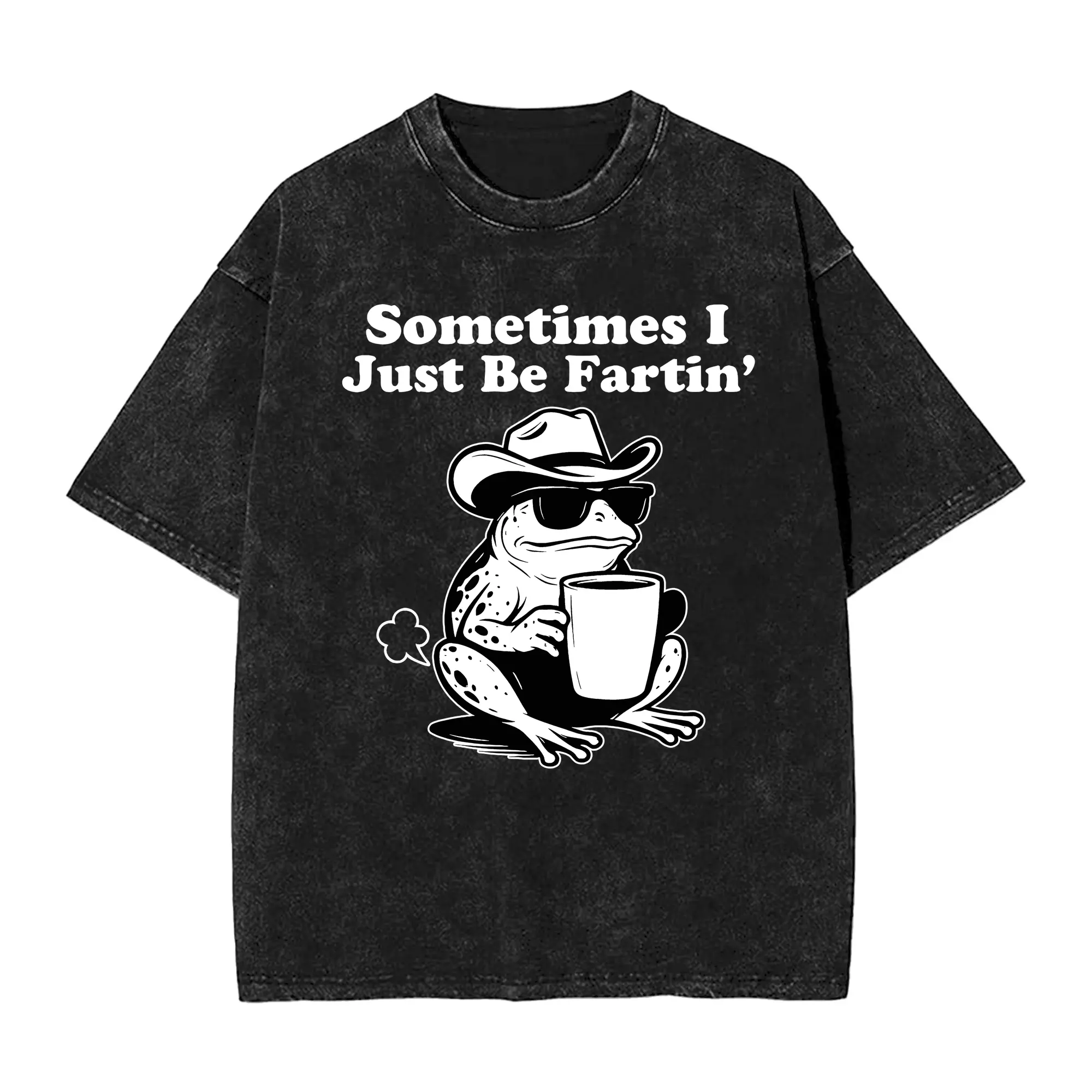 Sometimes I Just Be Fartin' Frog T-Shirt, Funny Gifts, Unisex Casual Top