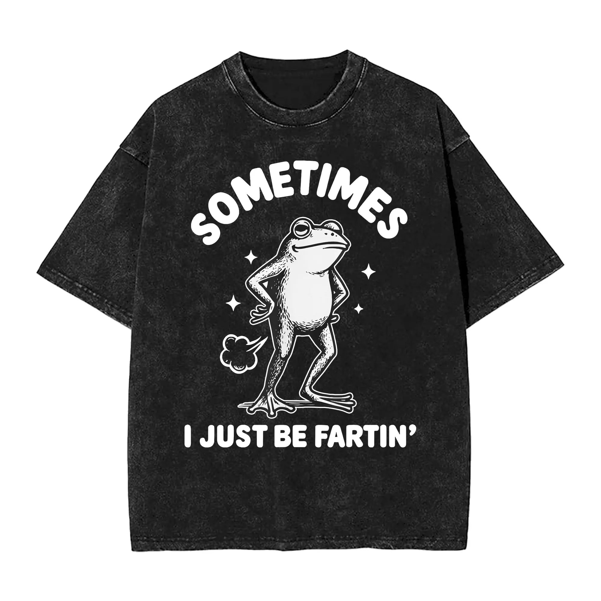 Sometimes I Just Be Fartin' Frog T-Shirt, Funny Gifts, Unisex Casual Top
