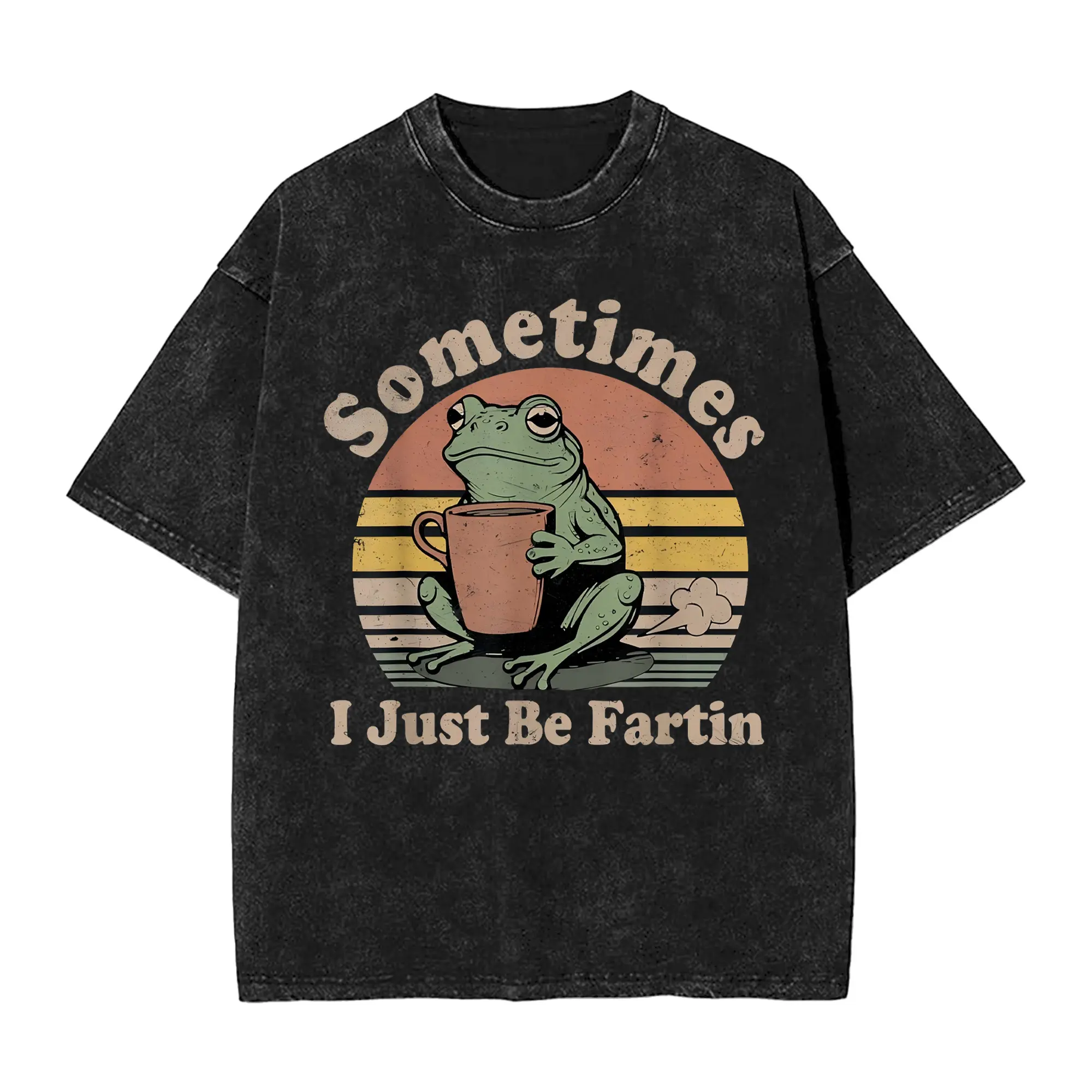 Sometimes I Just Be Fartin' Frog T-Shirt, Funny Gifts, Unisex Casual Top