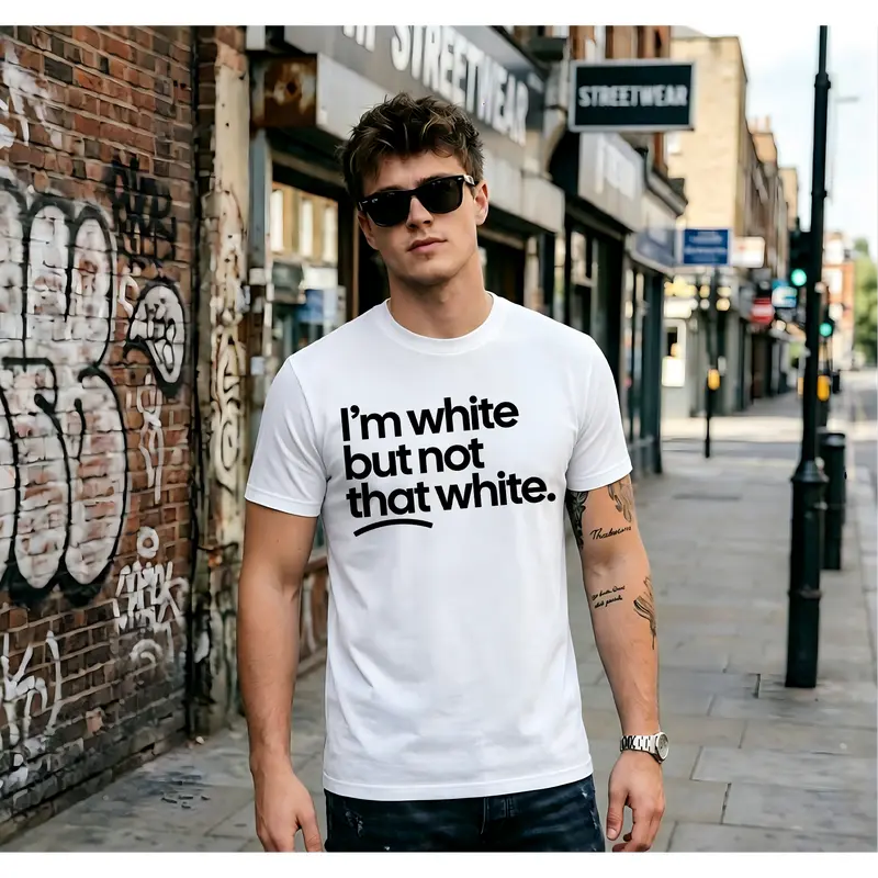 I’m white but not that white Unisex Tee