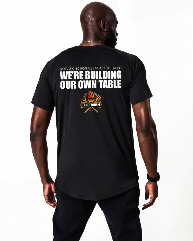 The Blueprint Performance Tee: "Building Our Own Table" Tee
