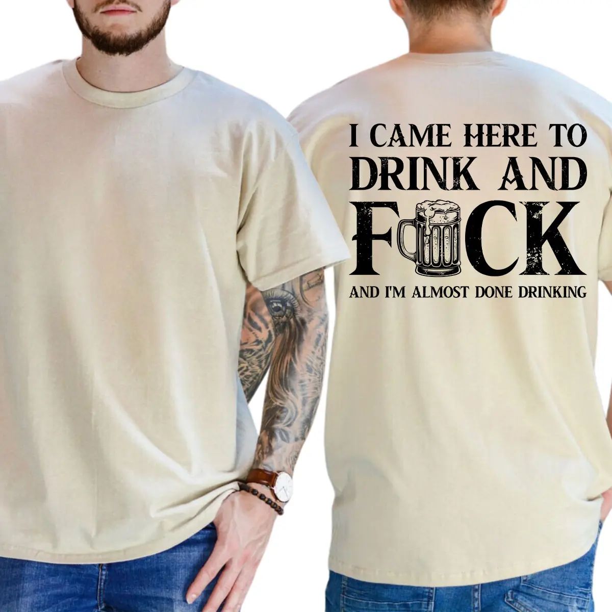 Funny I Came Here To Drink T-Shirt