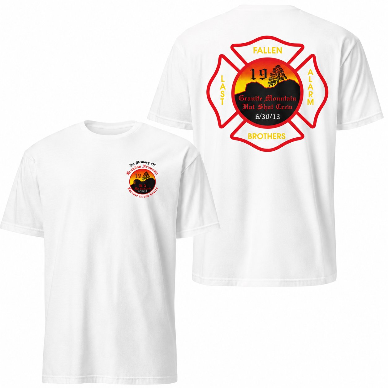 ✝️Granite Mountain 19 Memorial Tee | Wildland Firefighter Tribute Shirt