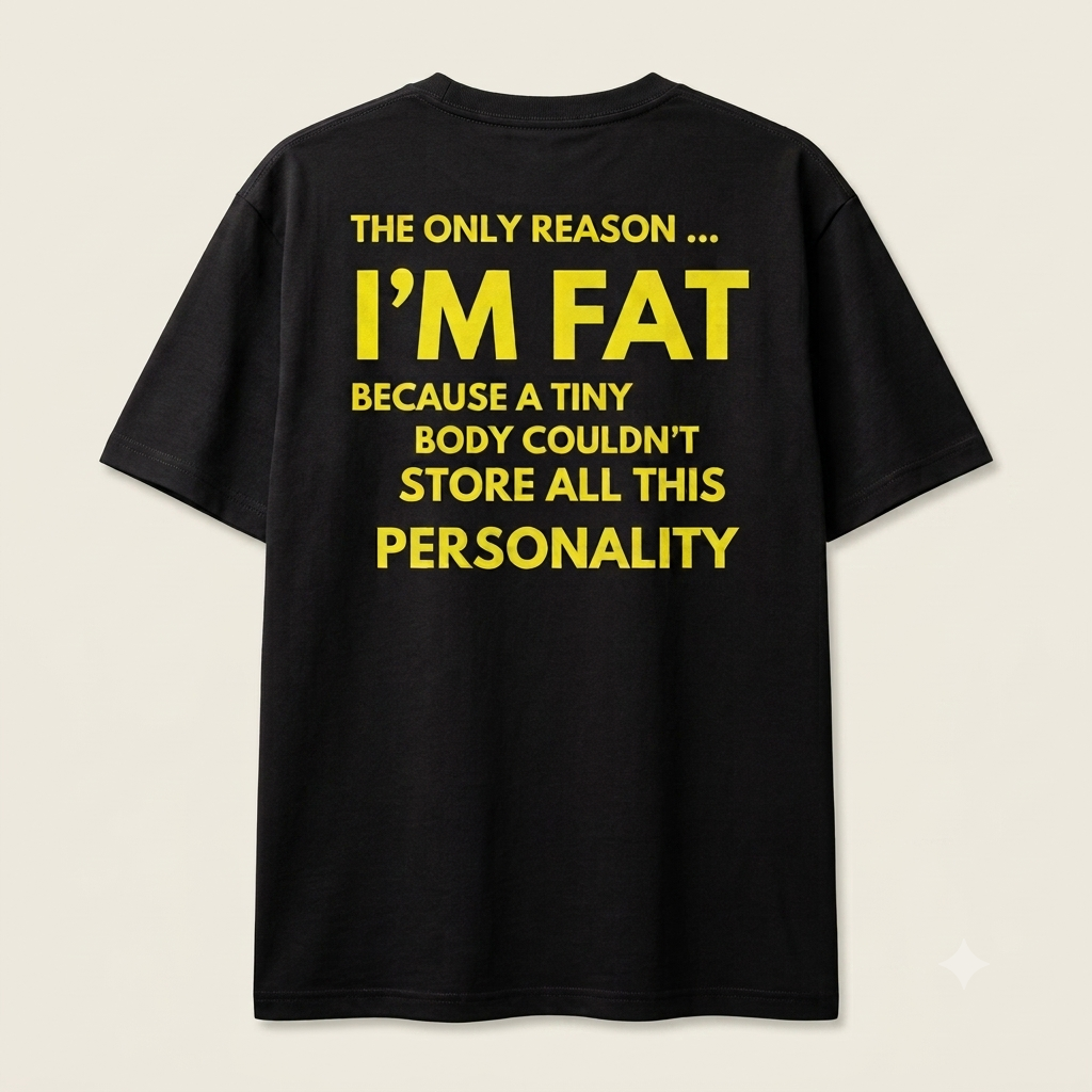 I'm Fat Because Of My Personality T-Shirt