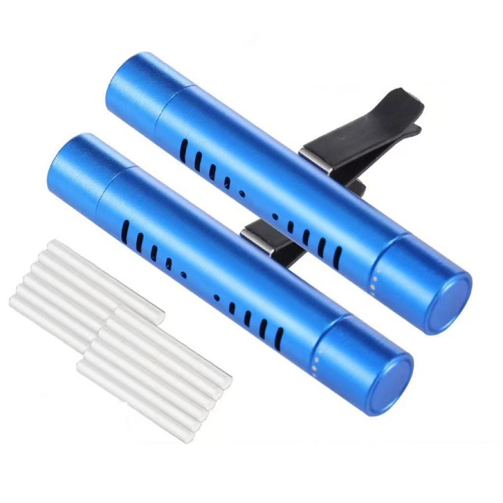 Car Air Freshener Diffuser Vent Clips，With Odorless Refill Sticks, Essential Oil Car Diffuser