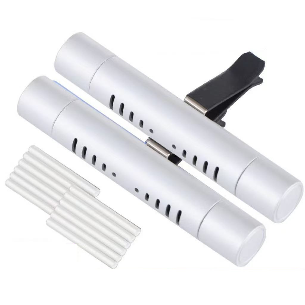 Car Air Freshener Diffuser Vent Clips，With Odorless Refill Sticks, Essential Oil Car Diffuser